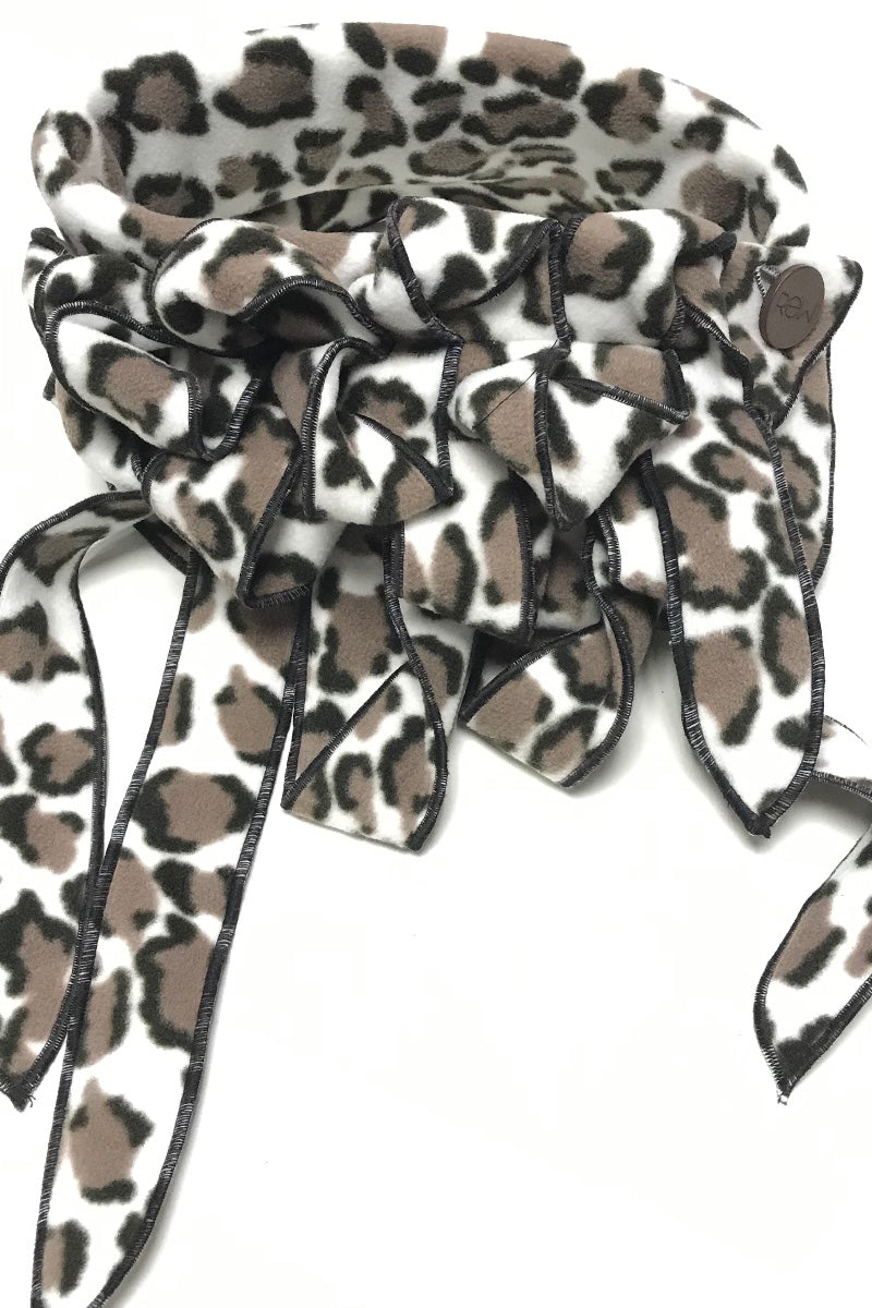 Fleece Leopard Cream