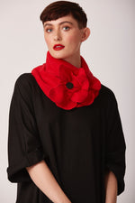 Rememberance poppy scarf 