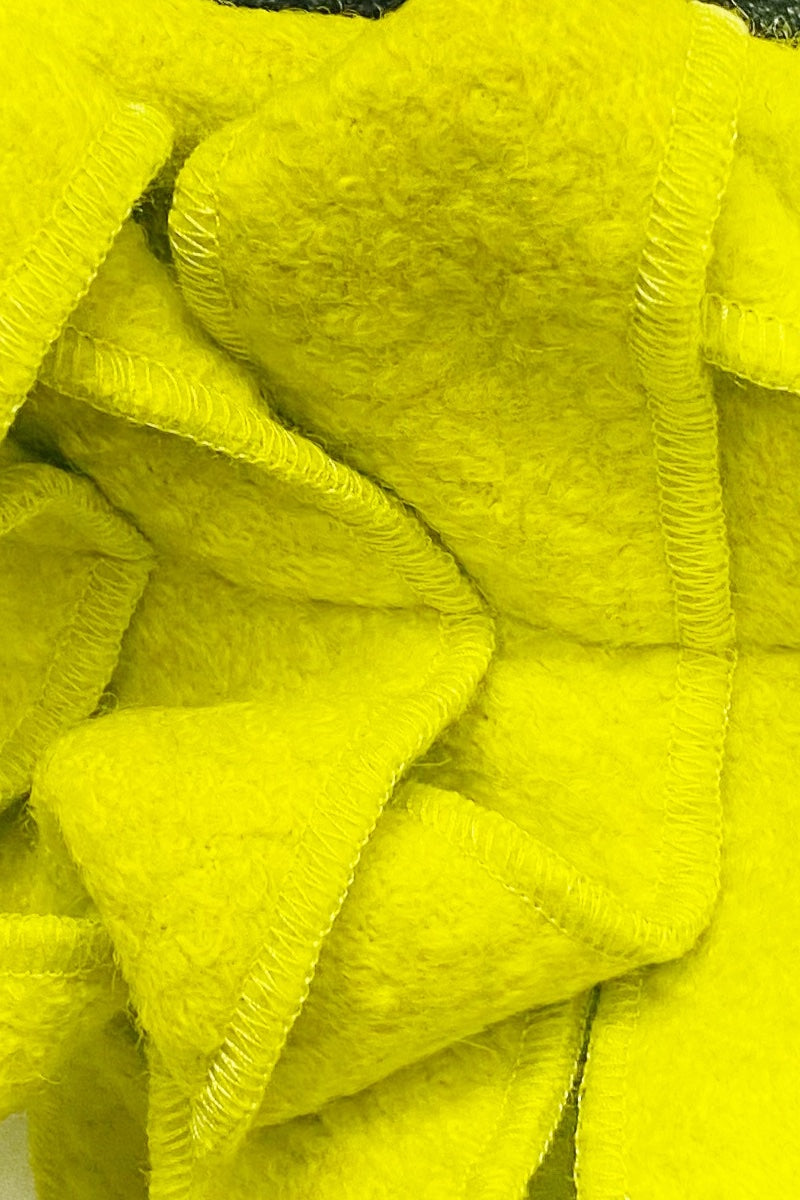 Boucle Wool - Canary Button & Go Scarf