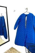 Puffa Duster Coat - Bright Blue
