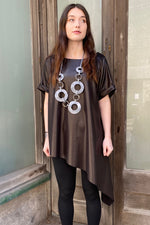 Polly - Bronze Slouch T Shirt
