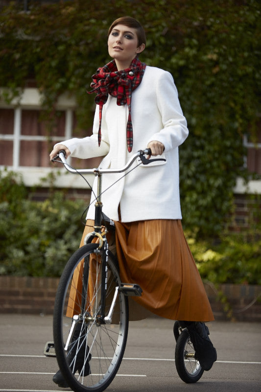 What to wear for Burns night red tartan