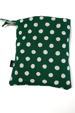 MAScarf© - Polka Dot Green & Black