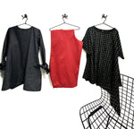 Grid Check Black /White - Polly T shirt