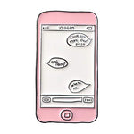 pink 'i love pizza' pin badge funny gifts Rew Clothing