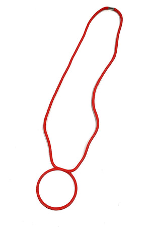 Judy - Geo Circle Long Cord Necklace