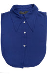 Faux Collar - Blue Navy Cotton
