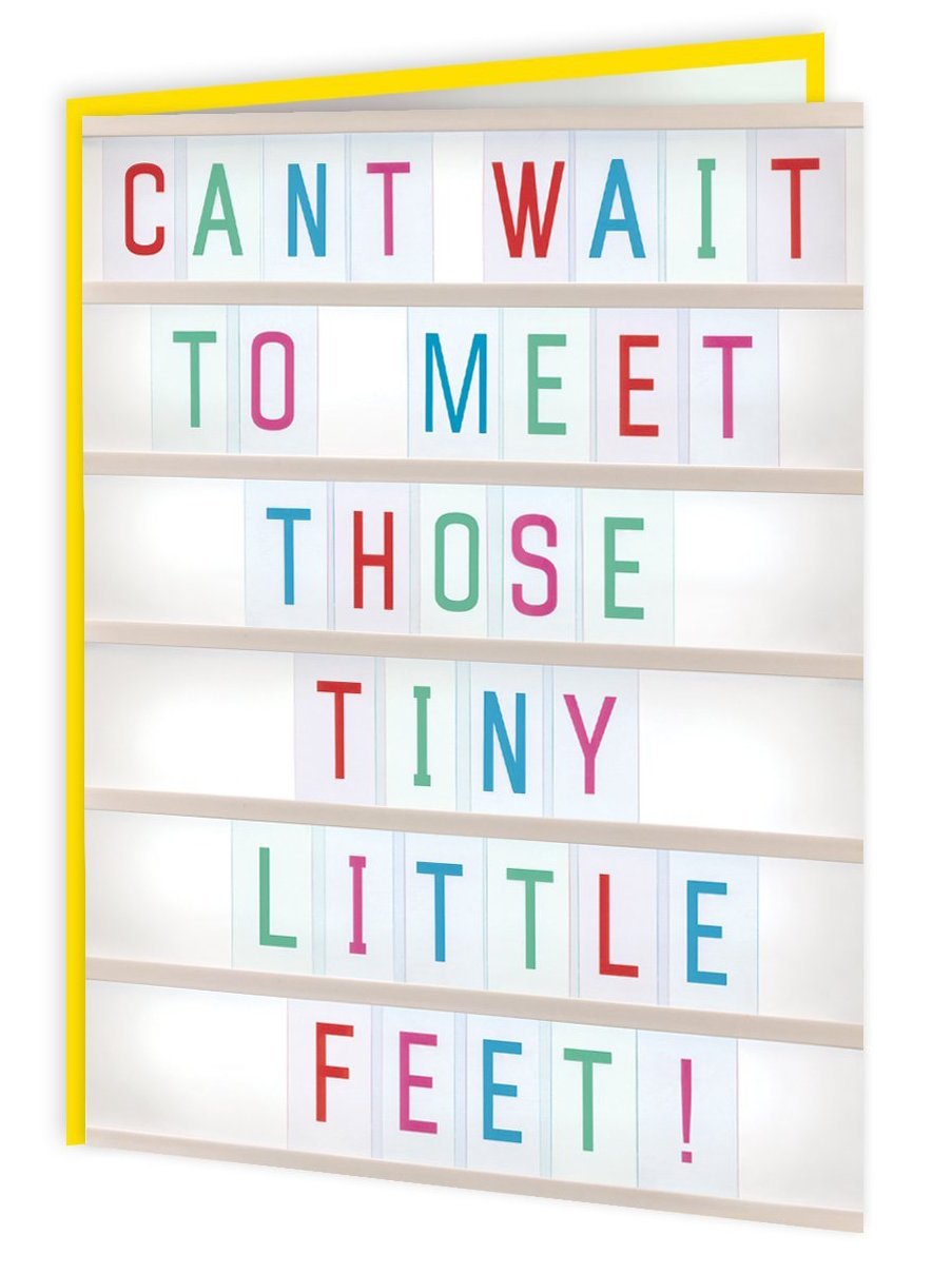 Tiny Feet Baby Card