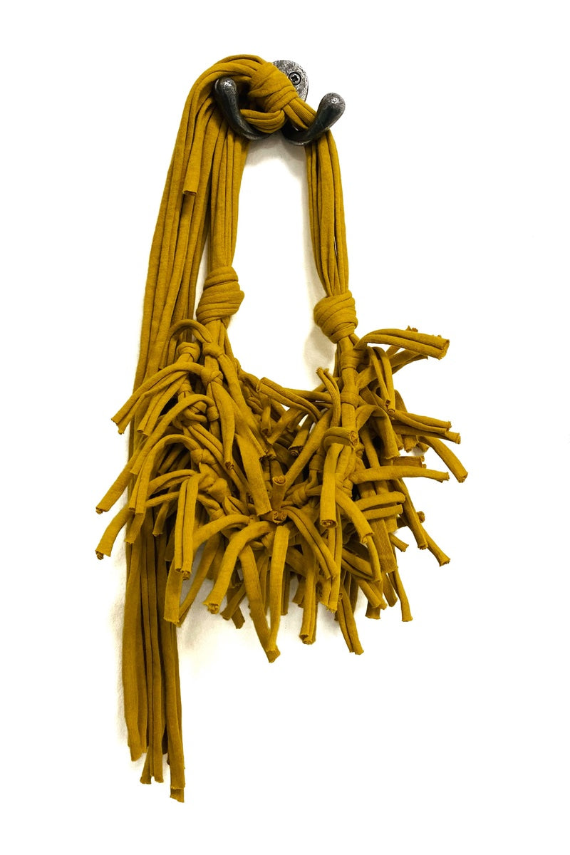 Abby Mustard  - Unusual Tassel Necklace
