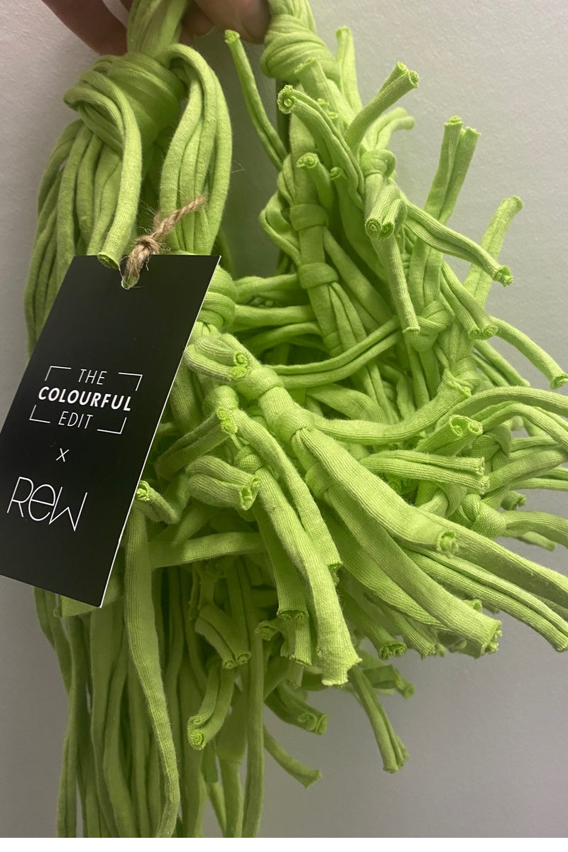 Abby Pistachio   - Unusual Tassel Necklace
