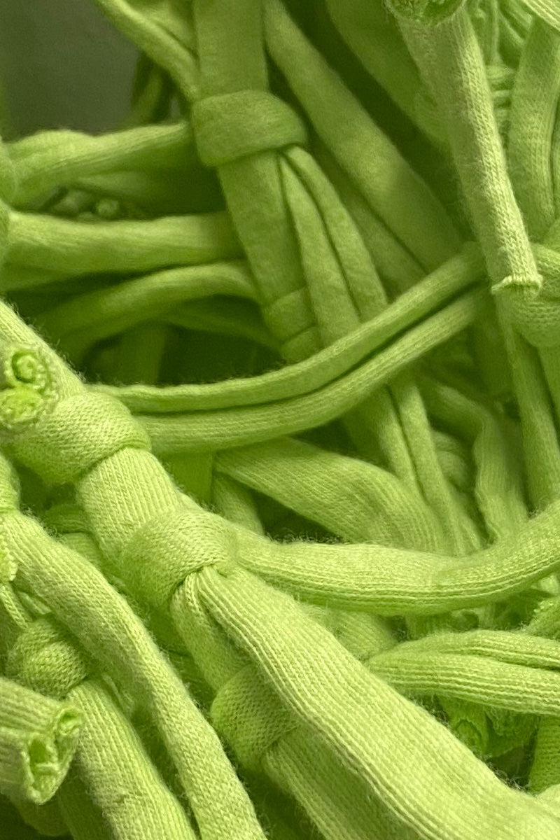 Abby Pistachio   - Unusual Tassel Necklace