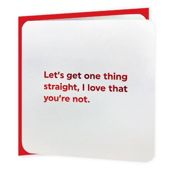 Love You Valentines Foil Card