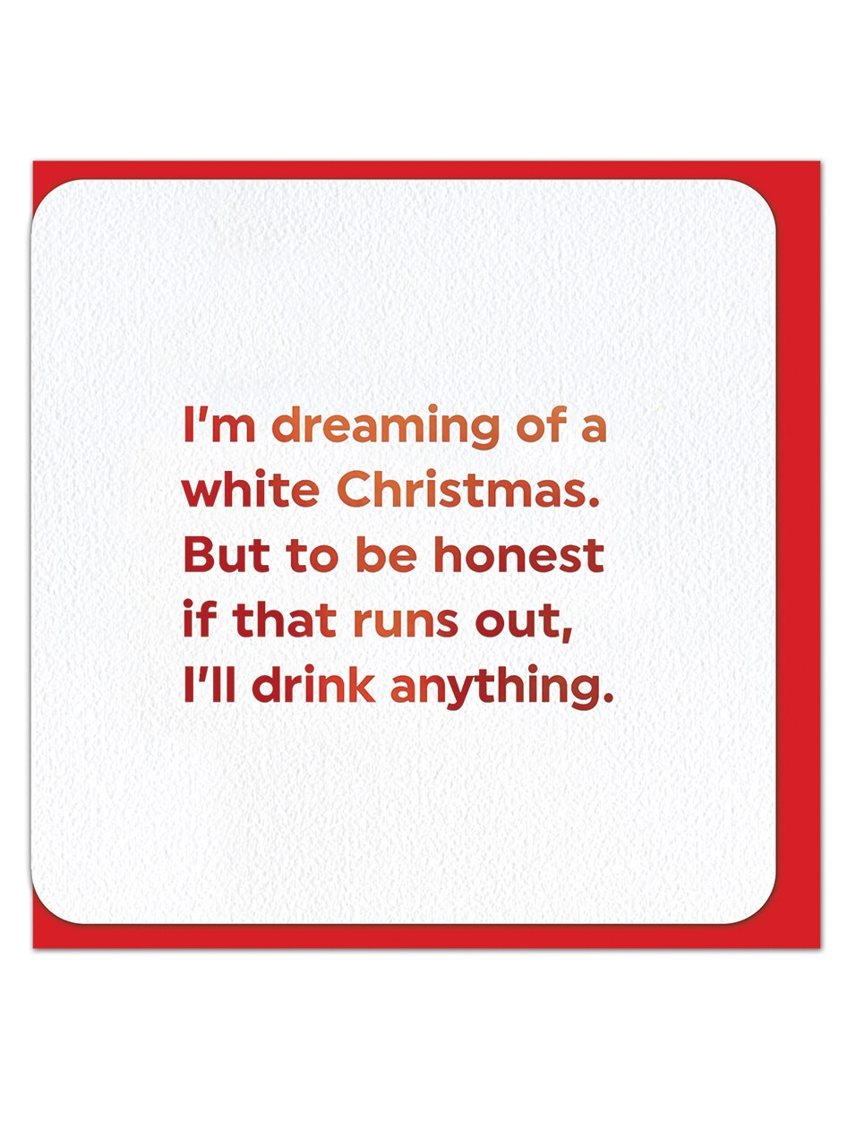 white wine funny Christmas xmas card
