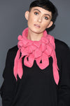 BRIGHT PINK UNUSUAL SCARF