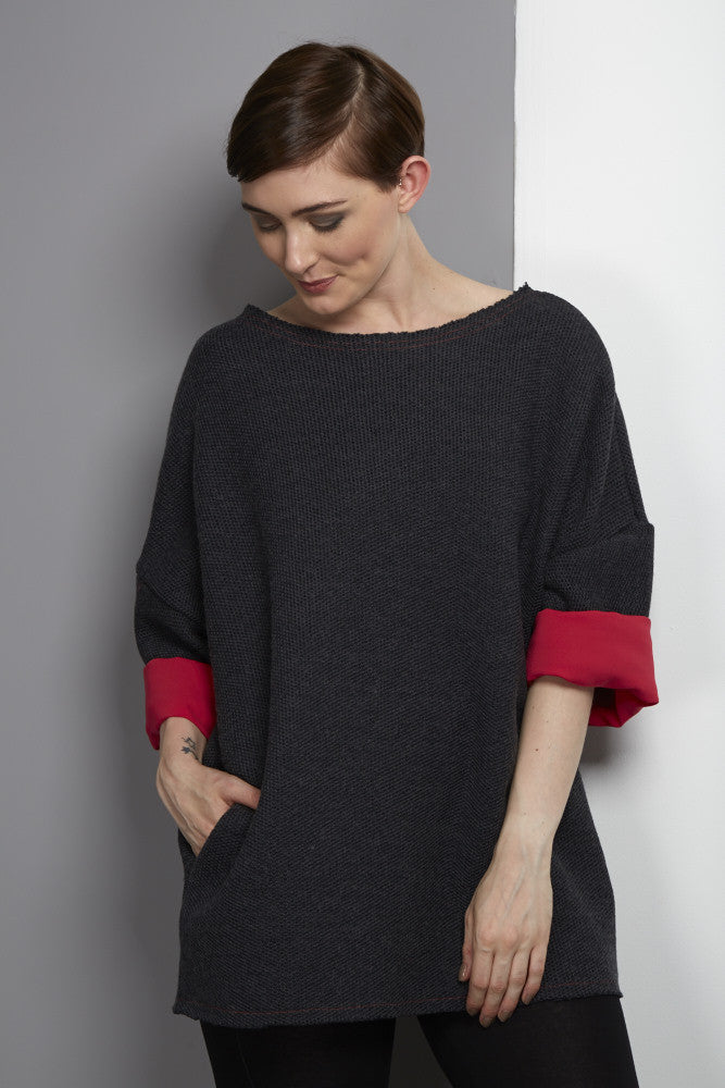 rew clothing unusual slouch jumper