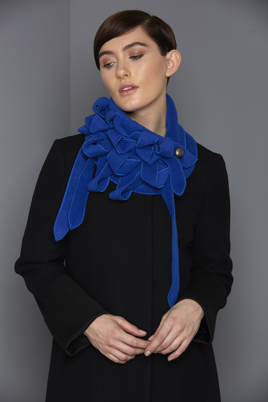 royal blue scarf