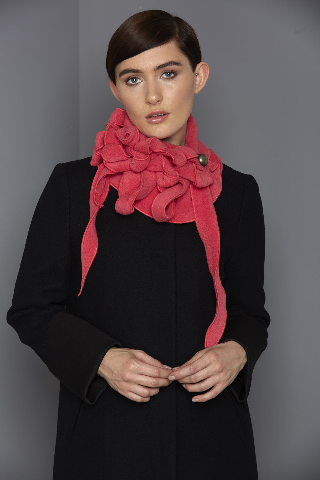 pink rew clothing scarf