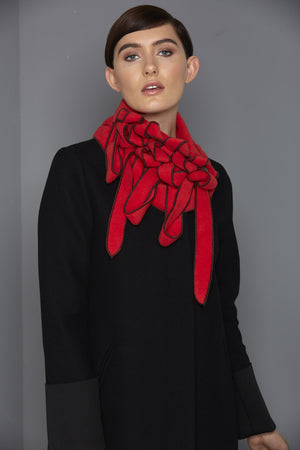 rew clothing red scarf