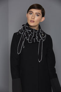 rew clothing black scarf