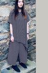 Balloon - Loose Fit Trouser Black White Stripe
