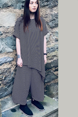 SAMPLESALE Balloon -STRIPED BLACK