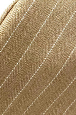 Face Mask - Beige Pinstripe