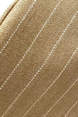 Face Mask - Beige Pinstripe