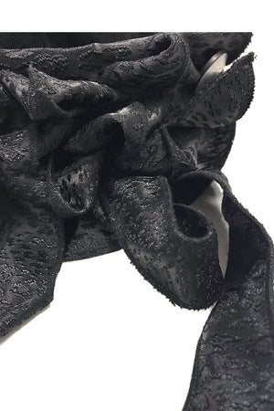 rew clothing black evening scarf 