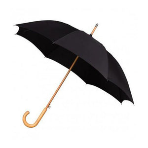 Susie - Black Wooden Handled Umbrella