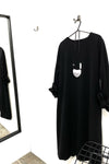 Totes - Black Crepe Fit & Flare Dress