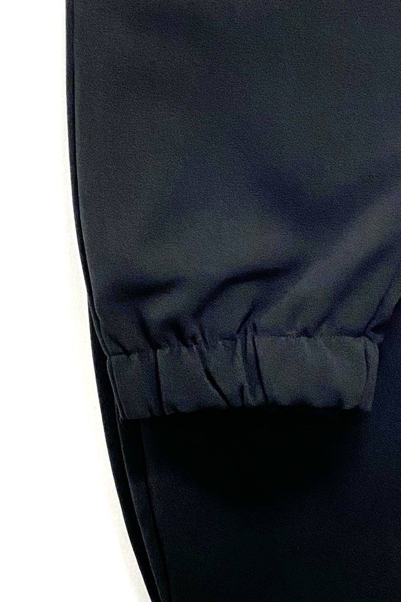 Sweeper Trousers - Black Crepe