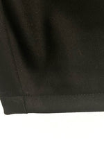Balloon Trousers - Black Felt Wool