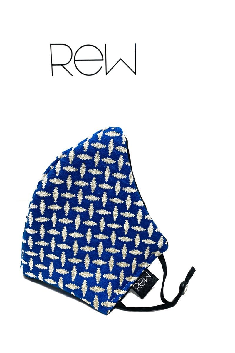 retro patterned face mask mens 