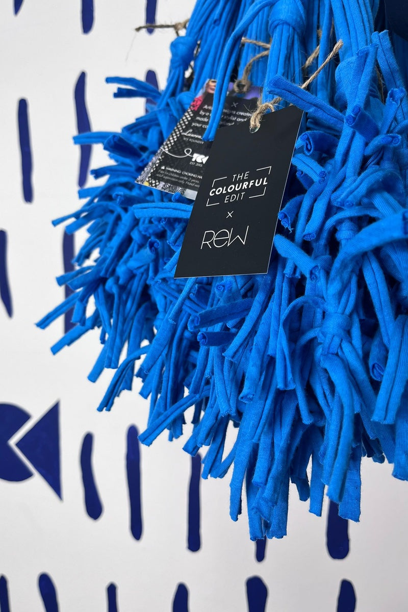 Abby Royal Blue  - Unusual Tassel Necklace