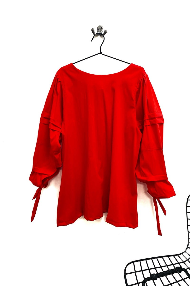 Red ladies shirt Rew clothing