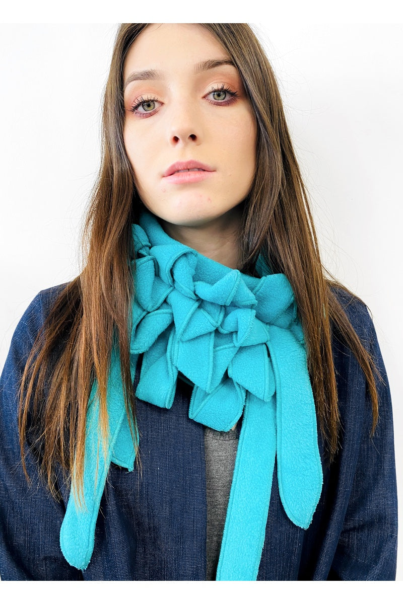 unusual turquoise scarf