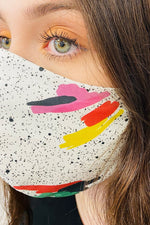 unusual bright face mask British made 