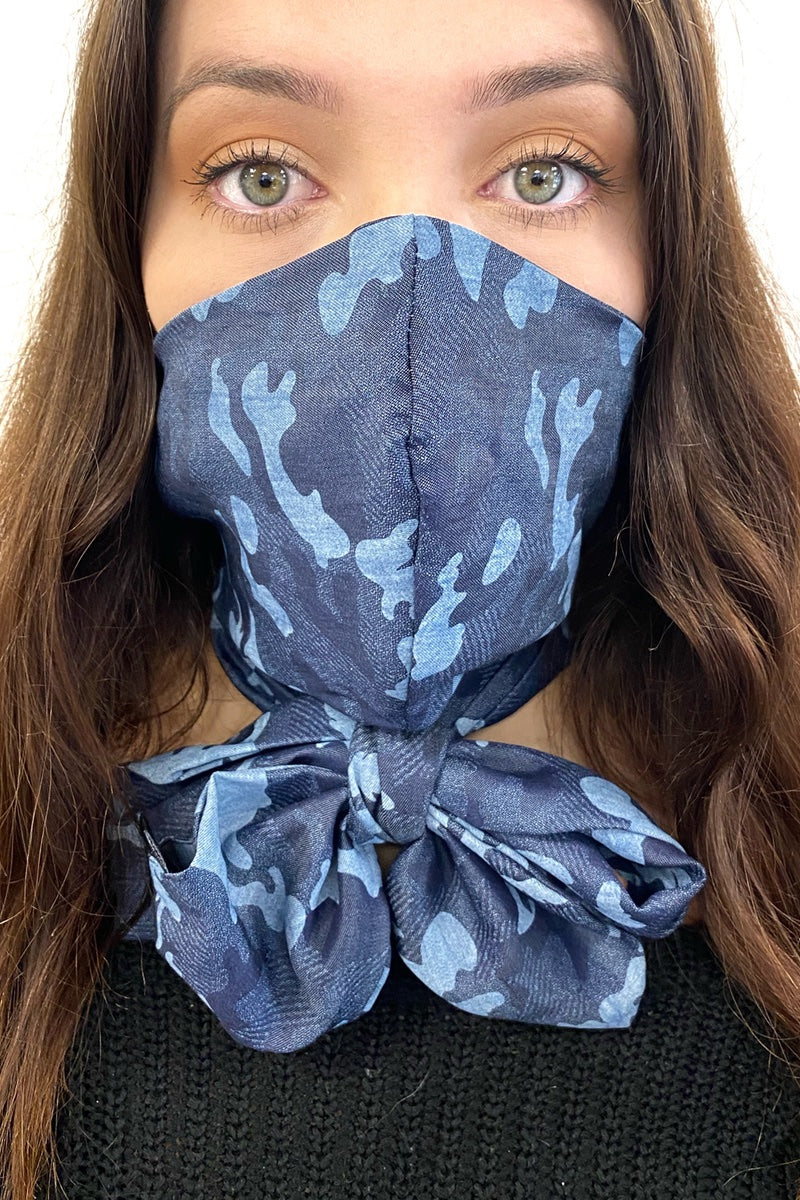 Mascarf - Denim Cameo Mask - Scarf