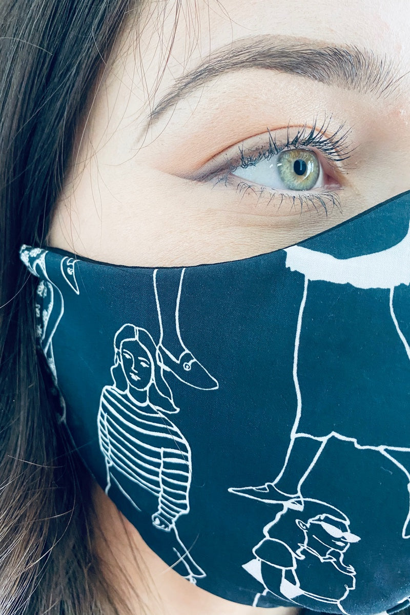 Reunited Printed Face Mask- Covering