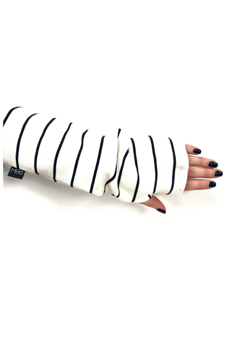 striped arm socks