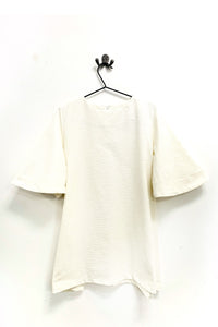Totes Tunic - Cream Textured Angel sleeves