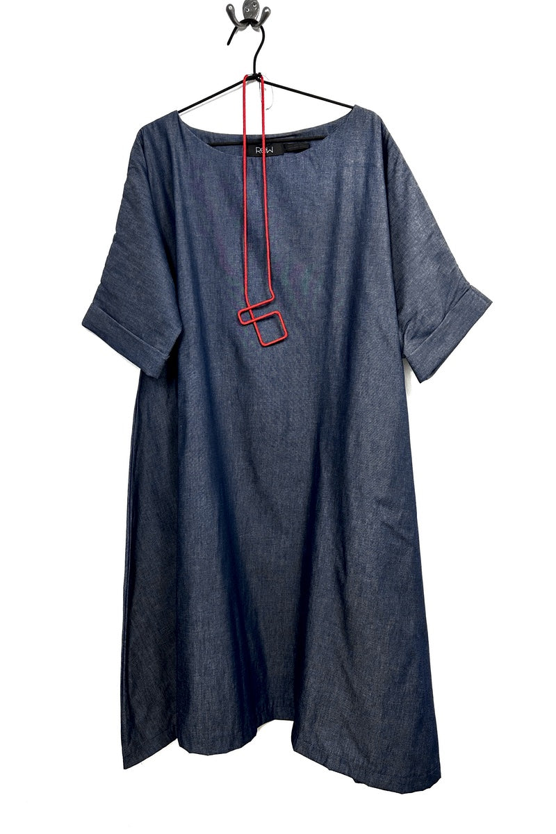 Zana Dress - Denim Blue