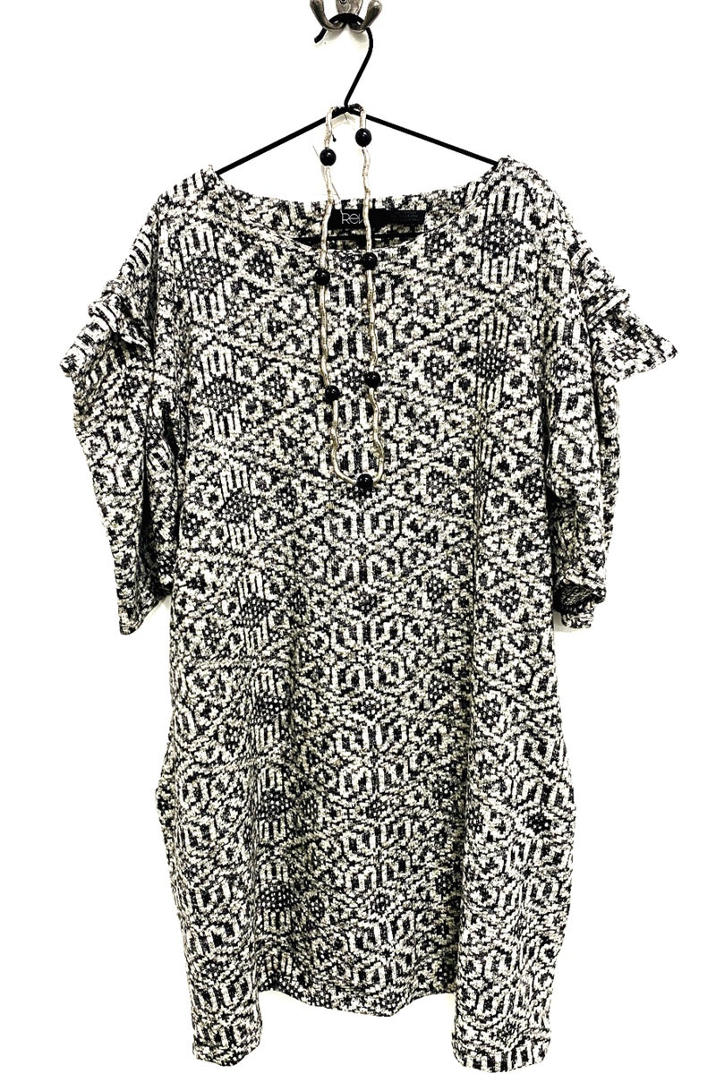 Dream Dress in soft knitted floral