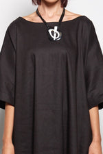 Elle - Monochrome Loop Short Necklace