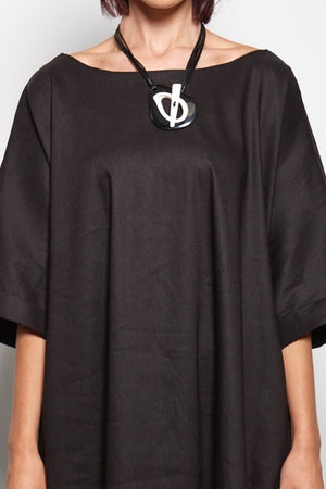 Elle - Monochrome Loop Short Necklace