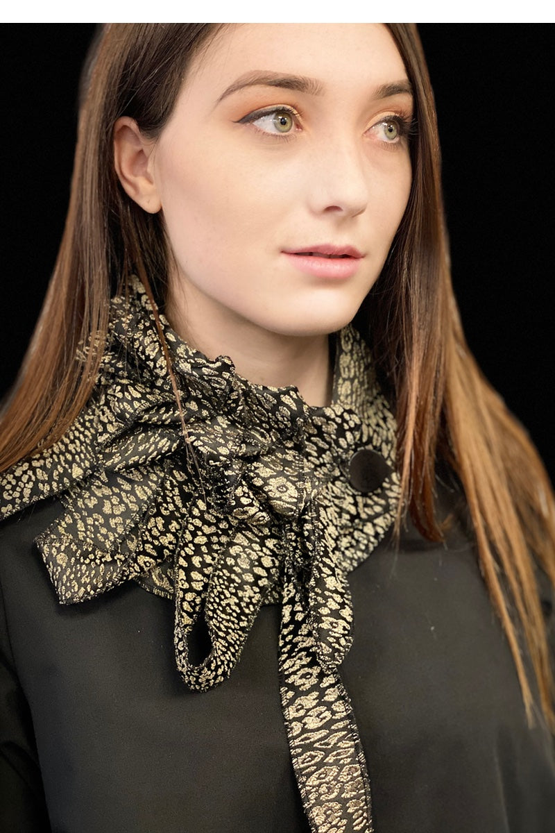 Nessy - Jacquard Woven Animal Evening Scarf