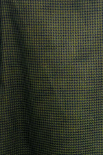 Olive Green and Grey textured checked Balloon Trousers