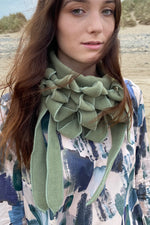 button around scarves unusual
