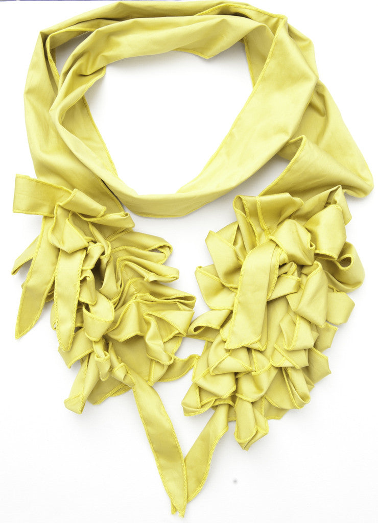 yellow scarf for summer 