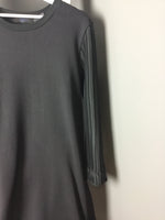 Pleated sleeve tunic
